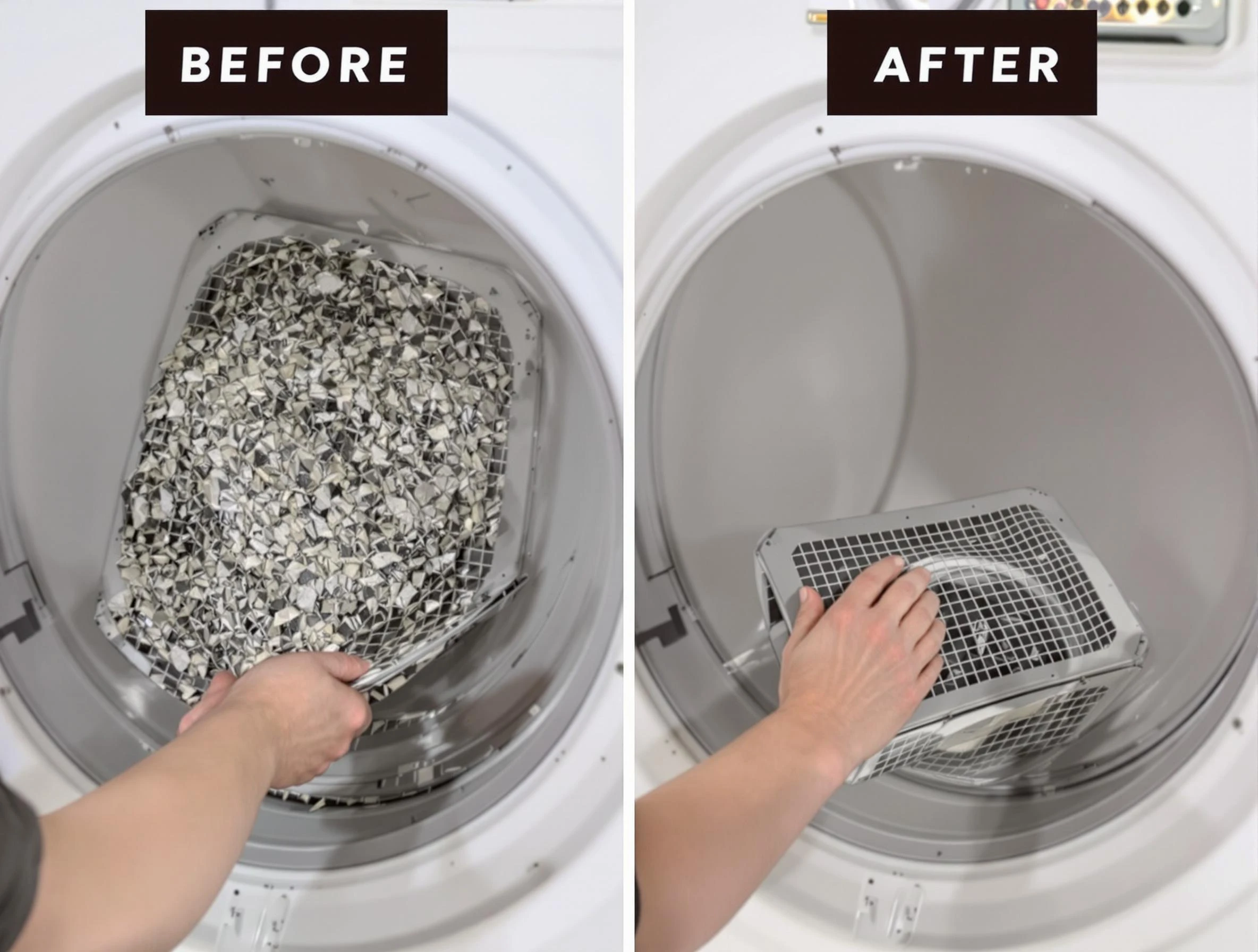 Professional lint trap cleaning by Maricopa Dryer Vent Cleaning in Maricopa