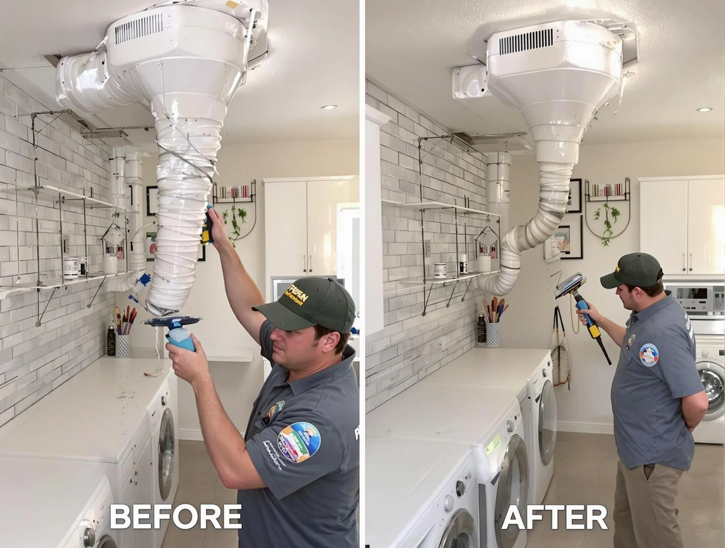 Professional dryer exhaust vent cleaning by Maricopa Dryer Vent Cleaning in Maricopa