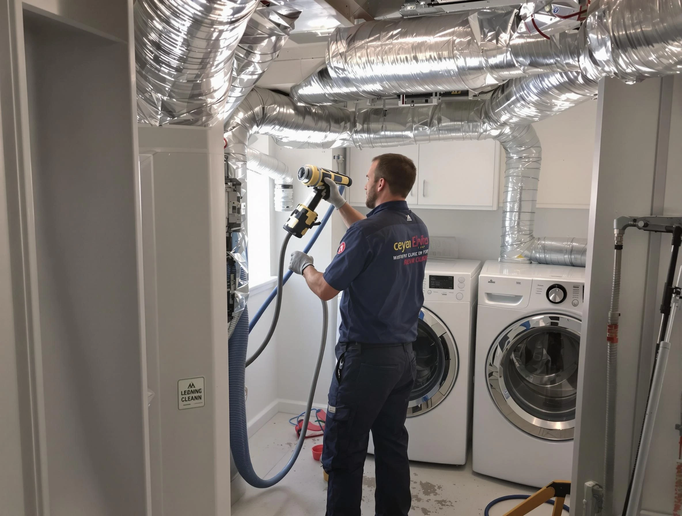Maricopa Dryer Vent Cleaning specialist using advanced equipment for thorough duct cleaning in Maricopa