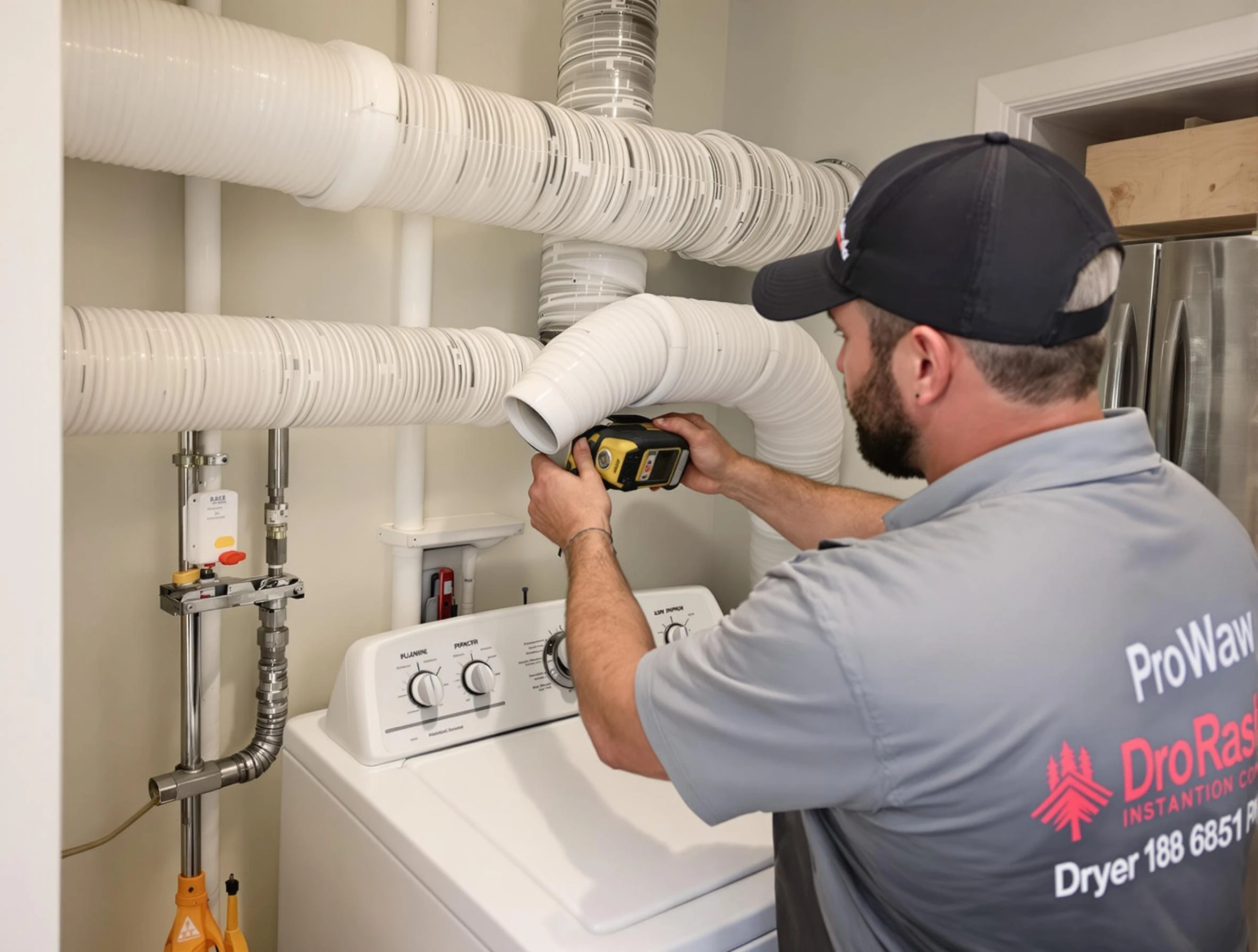 Professional dryer vent hose installation by Maricopa Dryer Vent Cleaning in Maricopa