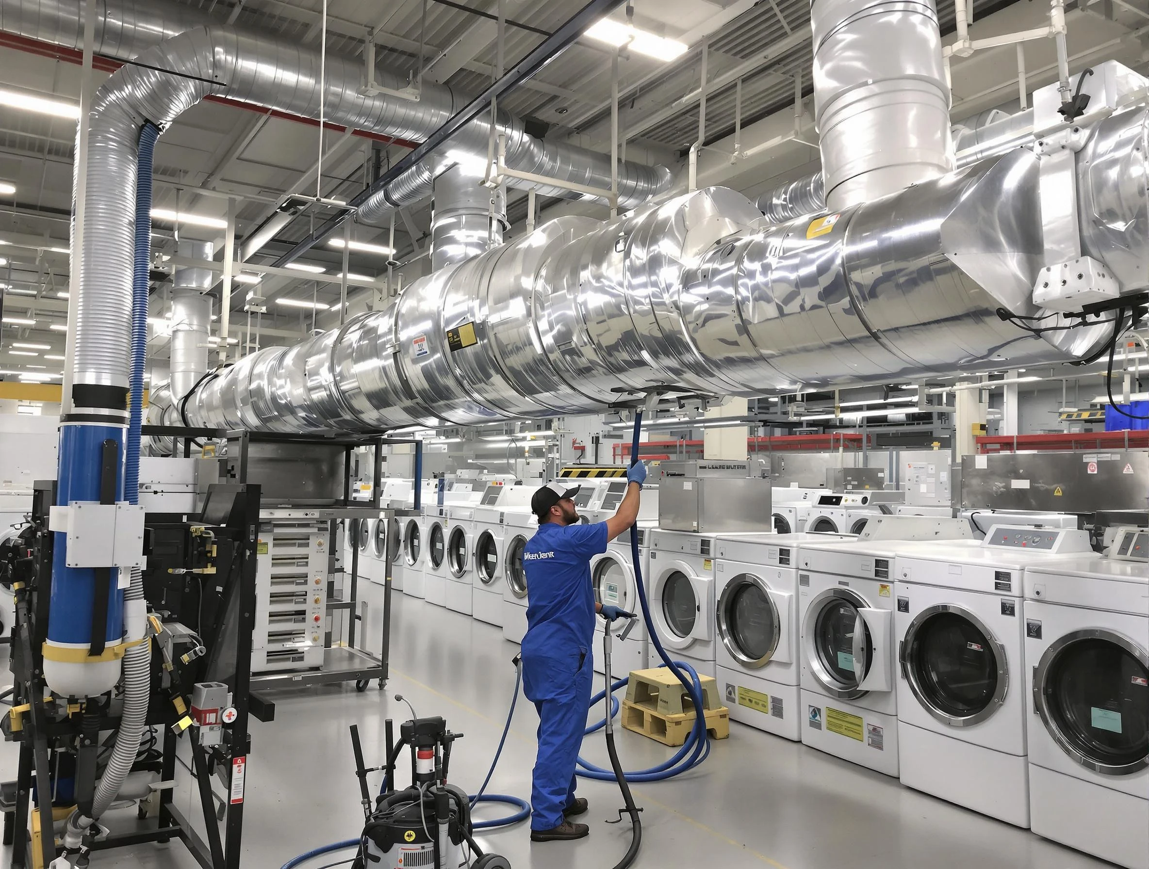 Maricopa Dryer Vent Cleaning team performing heavy-duty industrial dryer vent cleaning in Maricopa